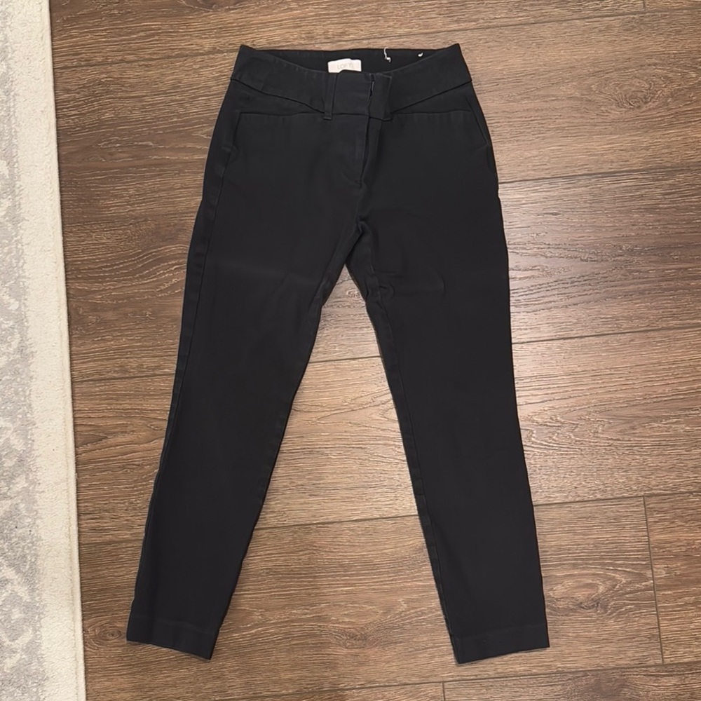 LOFT Black Modern Skinny Ankle Pants